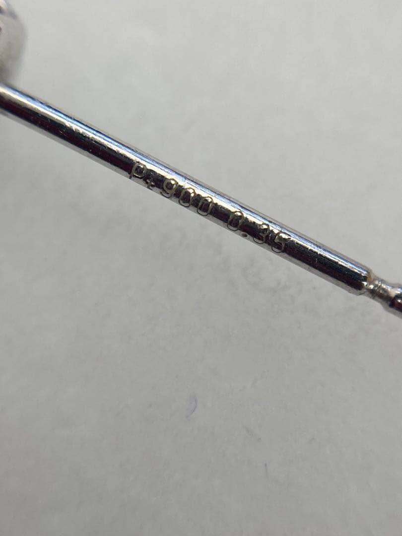 片耳 ピアス◇Pt900 ダイヤモンド 0.35ct