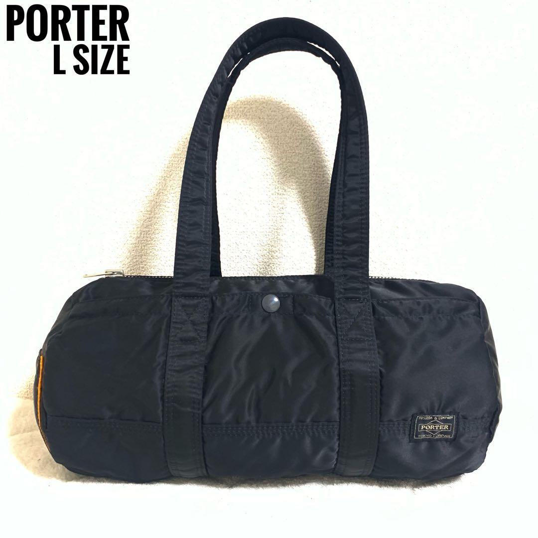 未使用級 PORTER ポーター タンカー　ミニボストン ダッフルバッグ 黒 L