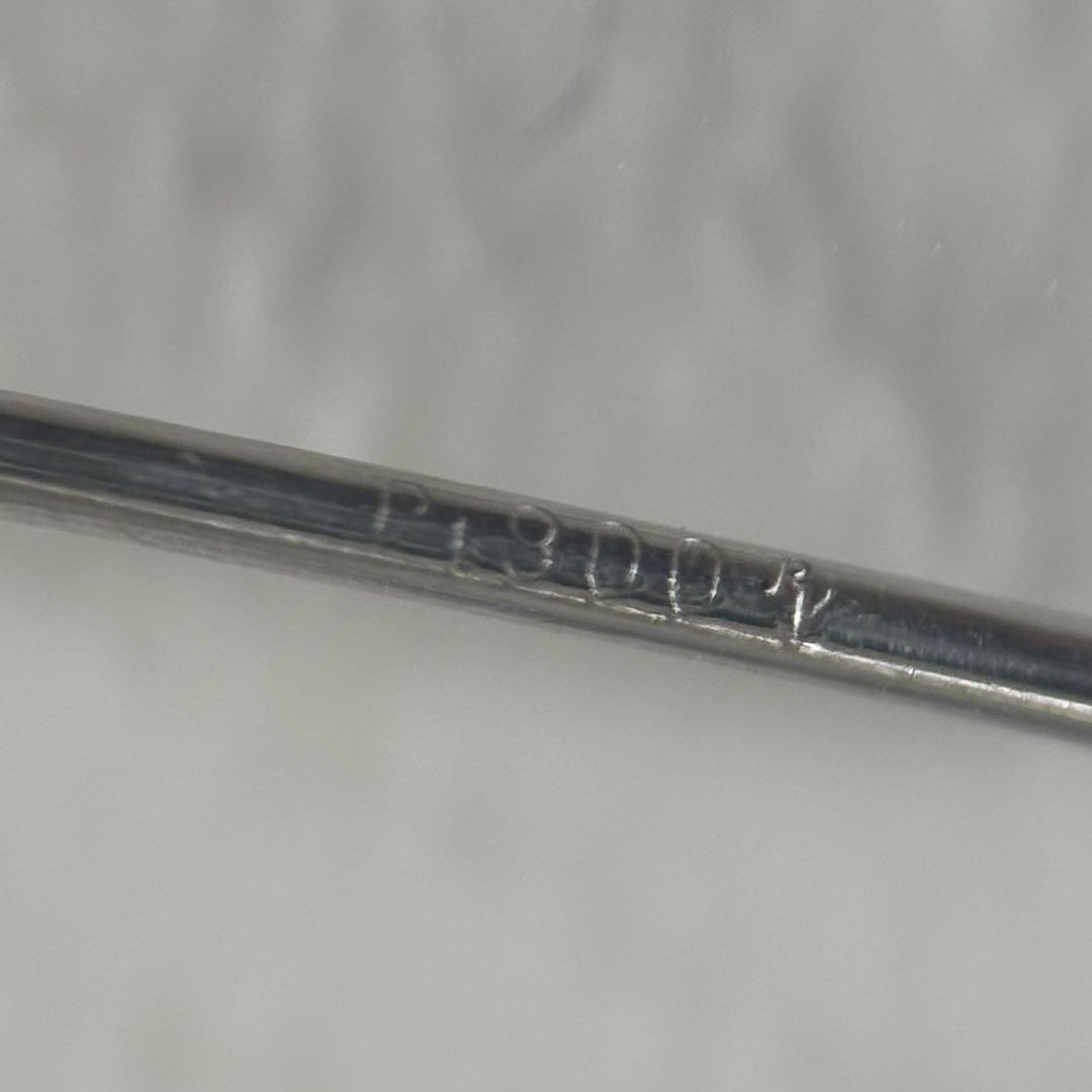 376【ポンテヴェキオ】Pt900 ダイヤモンド　0.10ct ピアス　片方