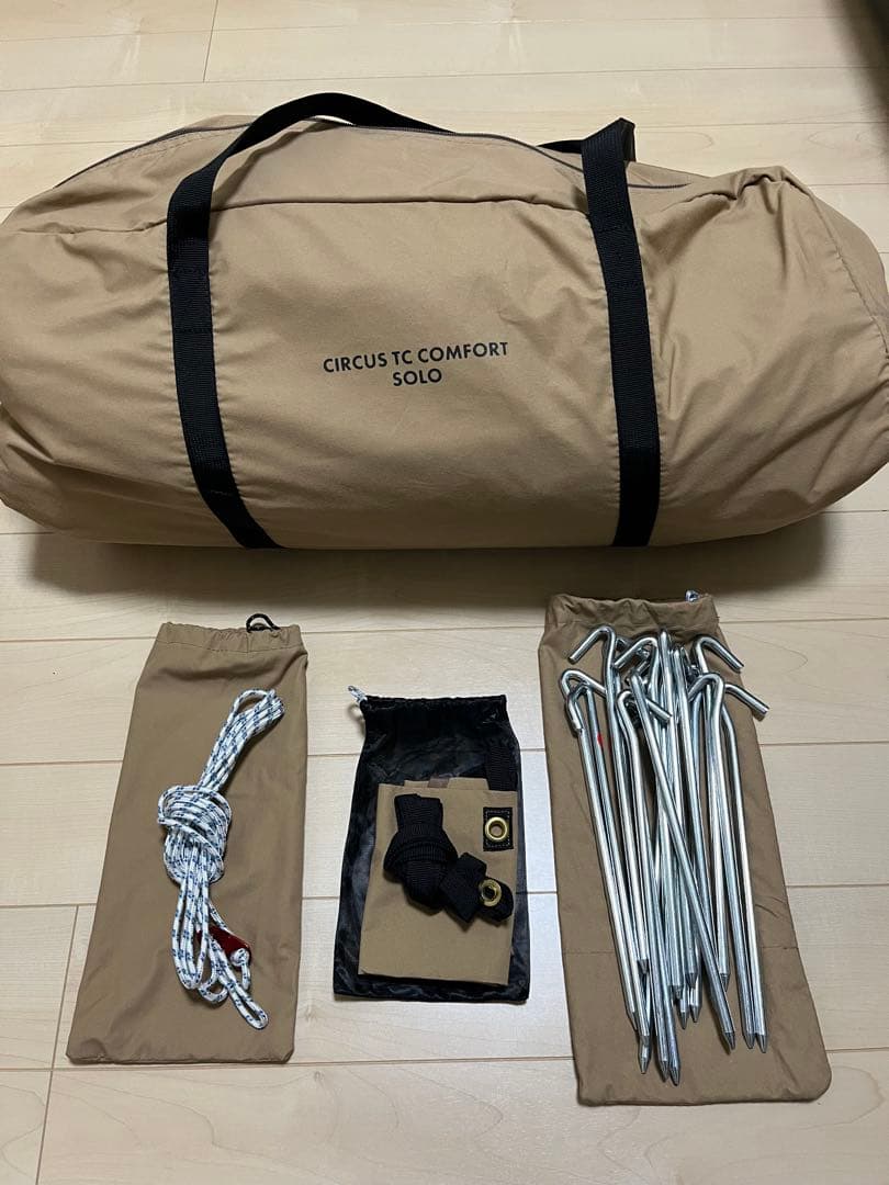 テンマクデザインサーカスTCコンフォートソロ、トリポット、メッシュインナーセット