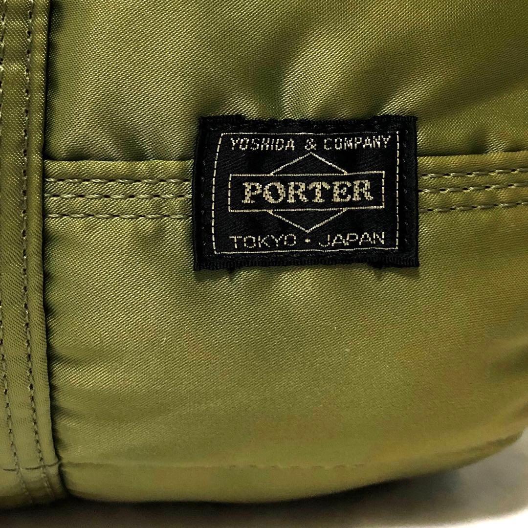 人気✨美品 ポーター タンカー ダッフル ドラム ミニボストンバッグL セージ