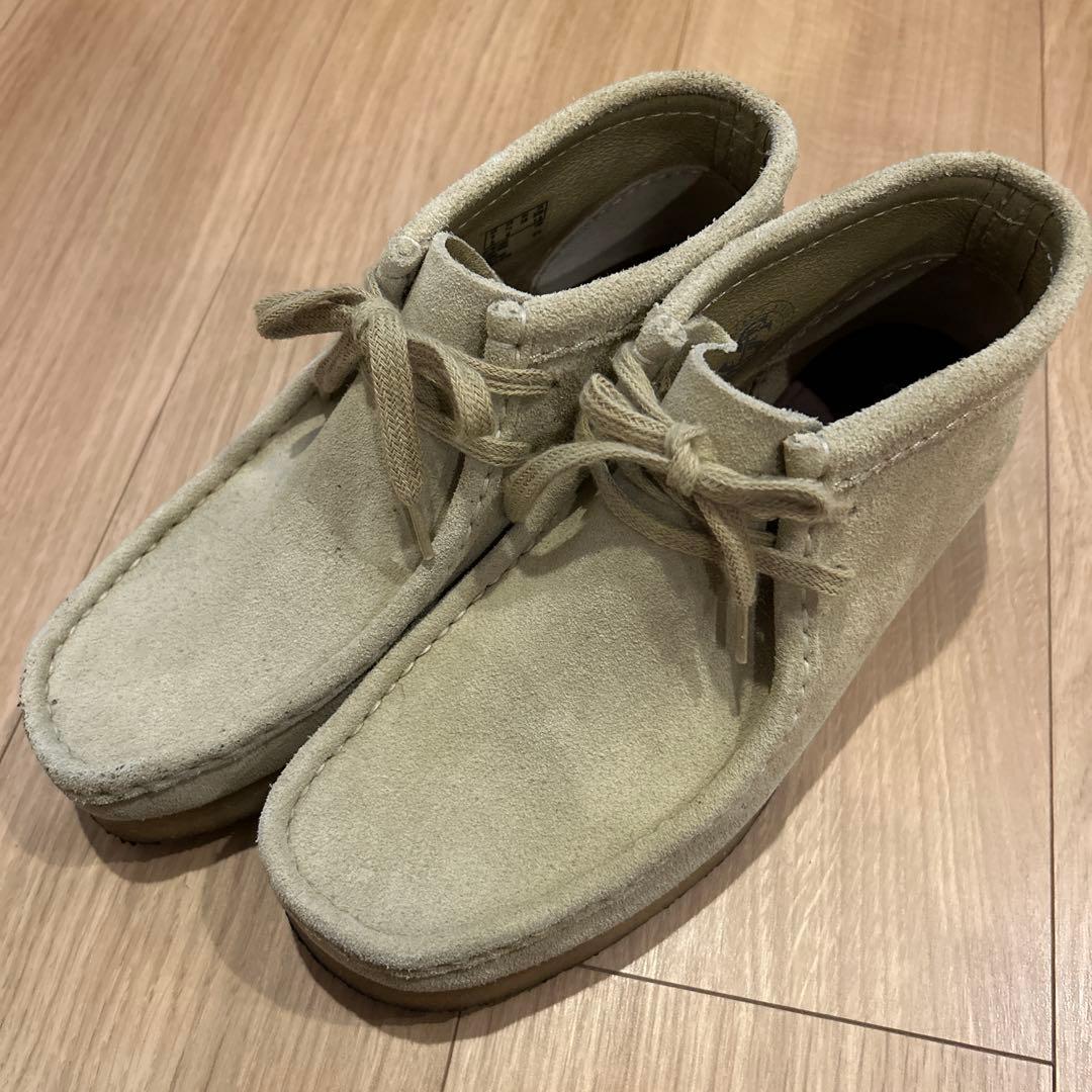 ★CLARKS クラークス★24cm★ベージュ★ワラビー★
