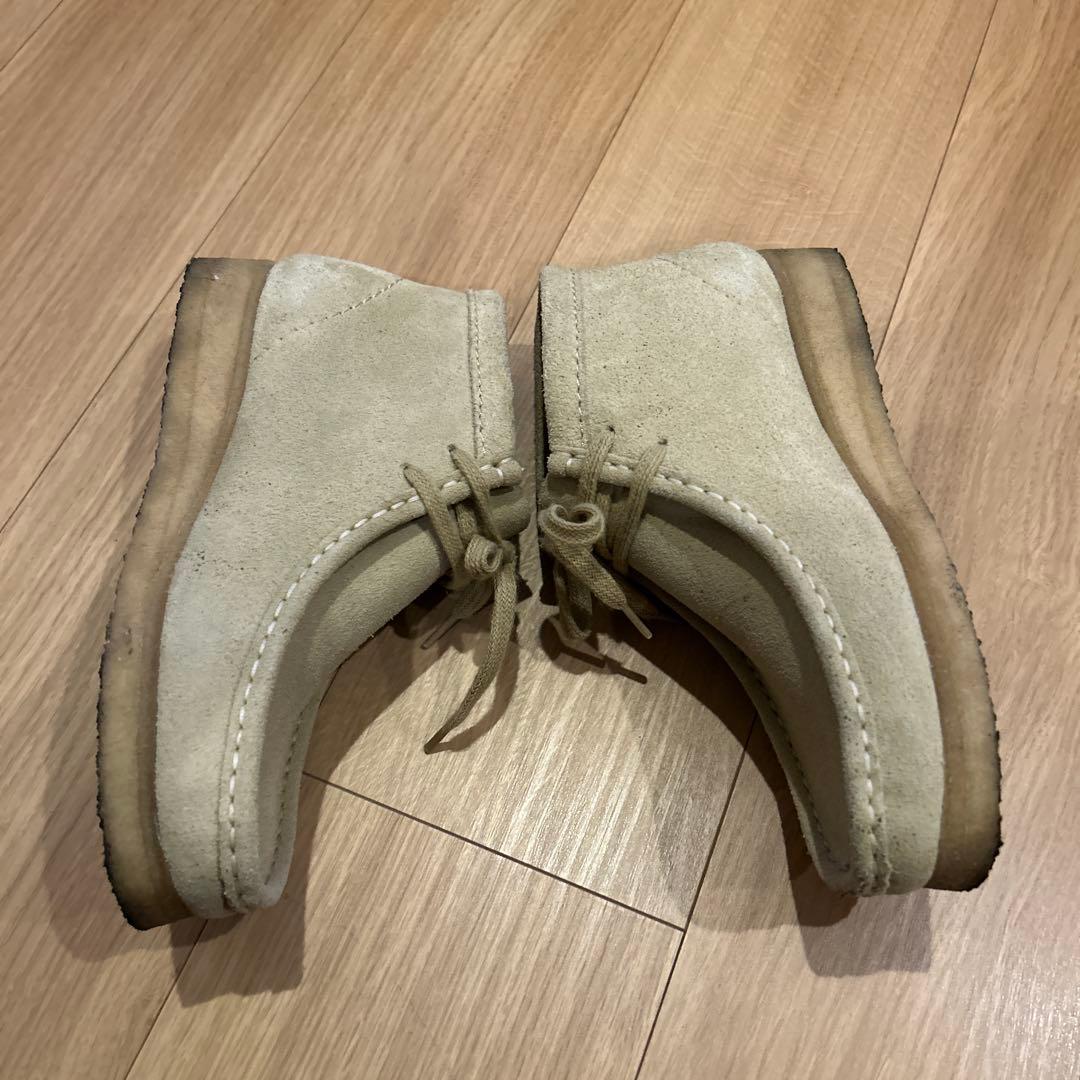 ★CLARKS クラークス★24cm★ベージュ★ワラビー★