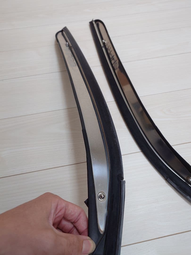 トヨタ　70 スープラ　純正メッキドアバイザー左右セット　希少　jza70