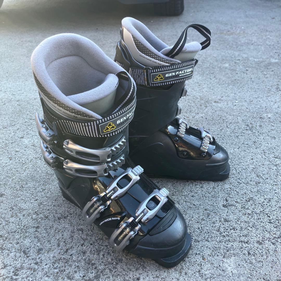 GEN FACTORY ゲンファクトリー CARVE6 スキーブーツ グレー 7