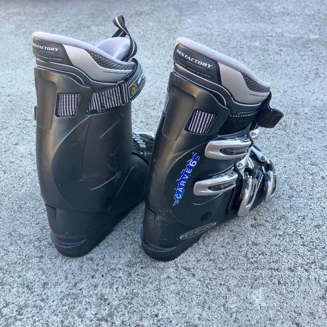 GEN FACTORY ゲンファクトリー CARVE6 スキーブーツ グレー 7
