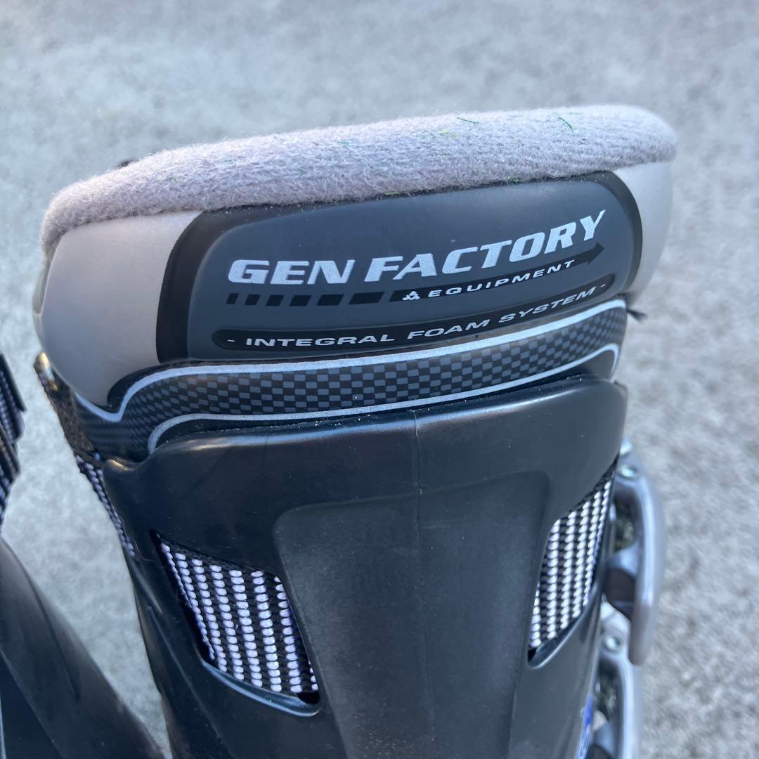 GEN FACTORY ゲンファクトリー CARVE6 スキーブーツ グレー 7