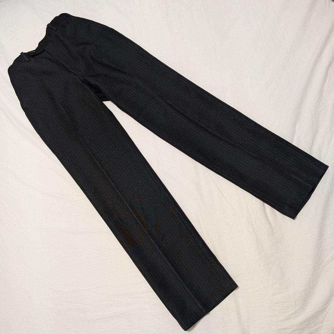 極美品★オリバーハウス フォーマルスーツ 卒服 150 黒 ストライプ 男の子