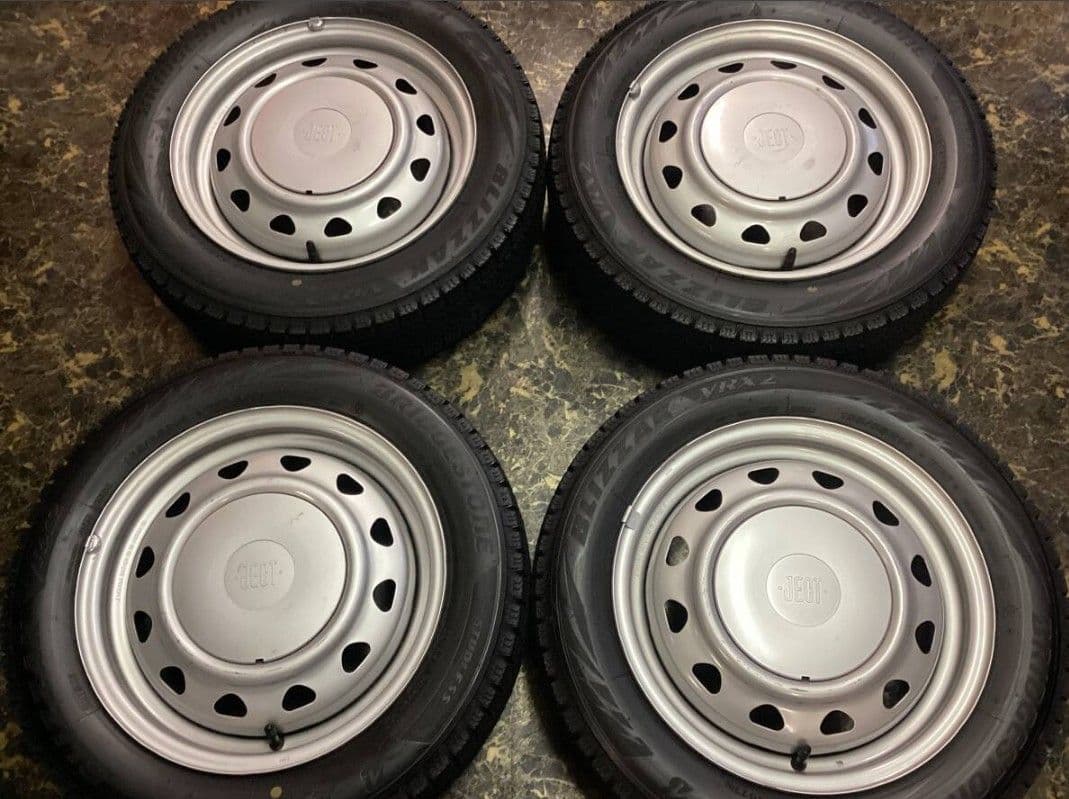 バリ溝 ブリヂストン スタッドレス VRX2 155/65R14 2022年