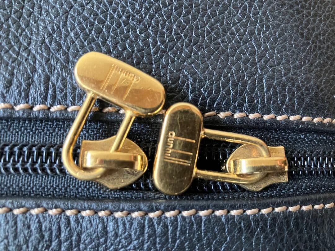 dunhill ボストンバッグ 黒レザー