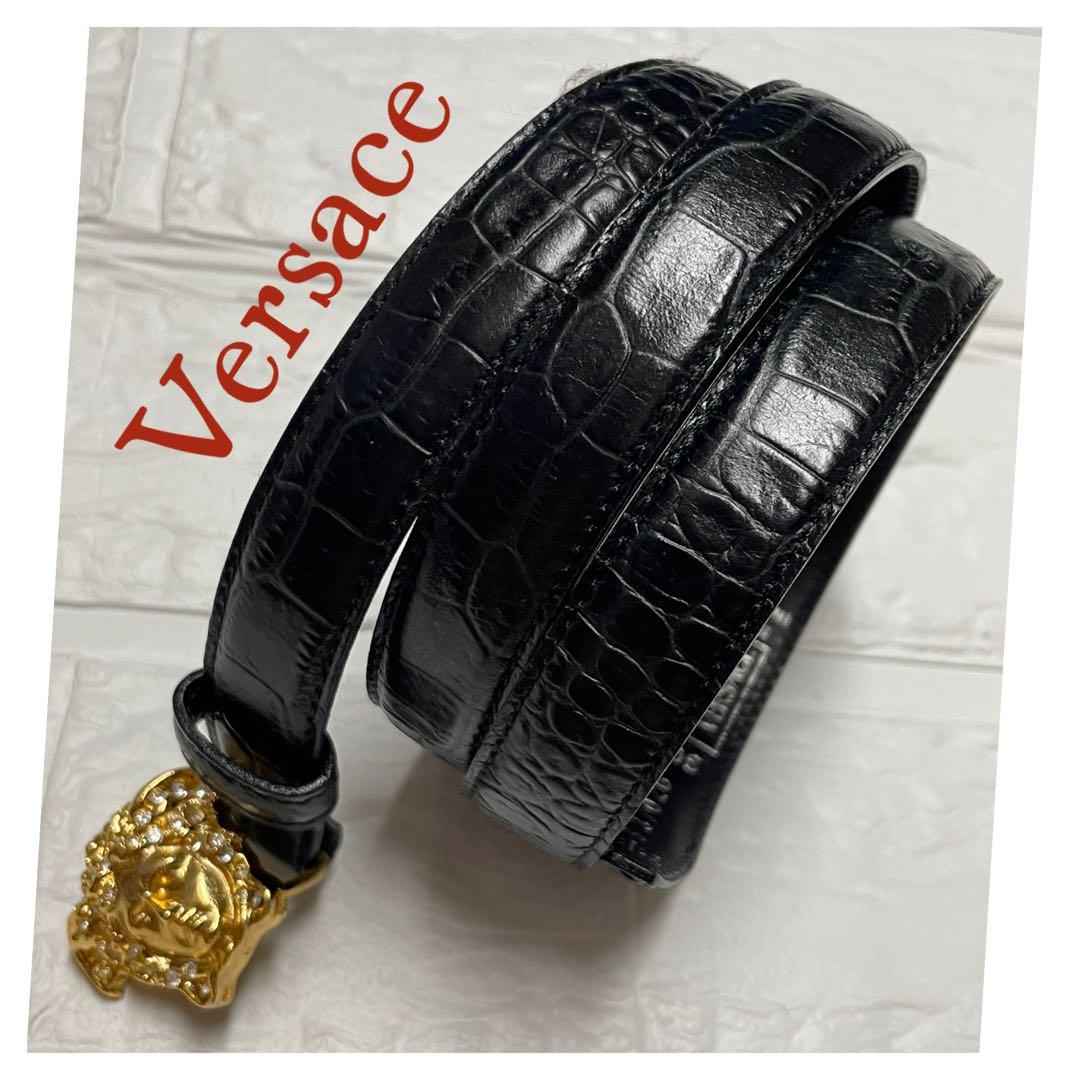 【良品】Versaceヴェルサーチ　ベルト　匿名配送❤︎