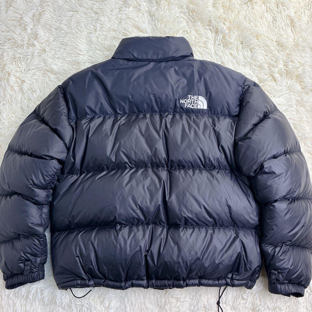 【美品】ノースフェイスダウンジャケット　ヌプシ　ブラックメンズXL 大きいサイズ