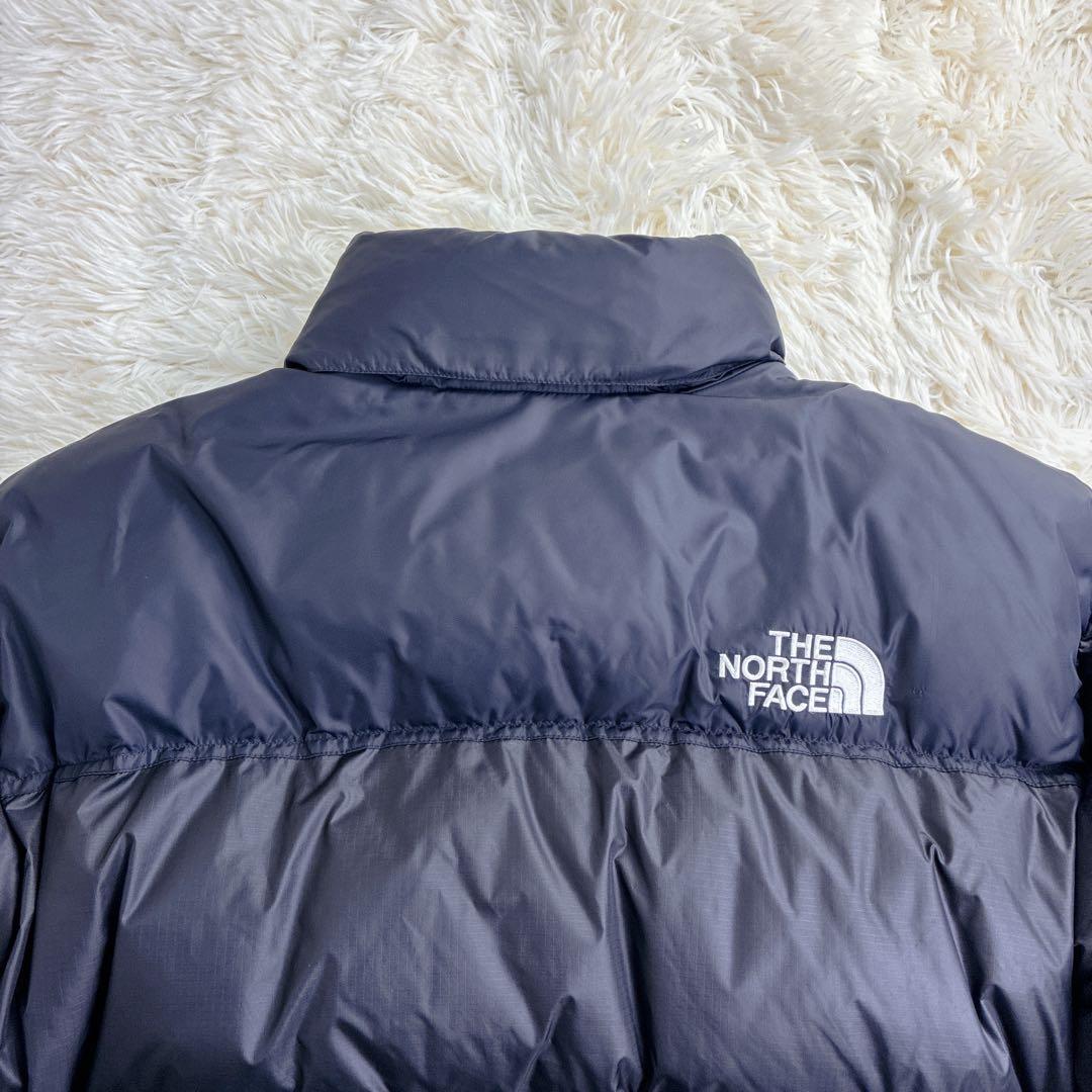 【美品】ノースフェイスダウンジャケット　ヌプシ　ブラックメンズXL 大きいサイズ