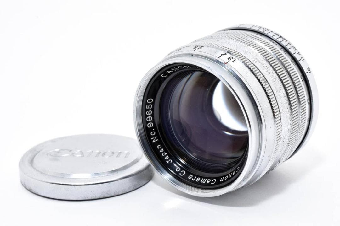 【良品】Canon 50mm F1.8 ライカL39マウント 初期