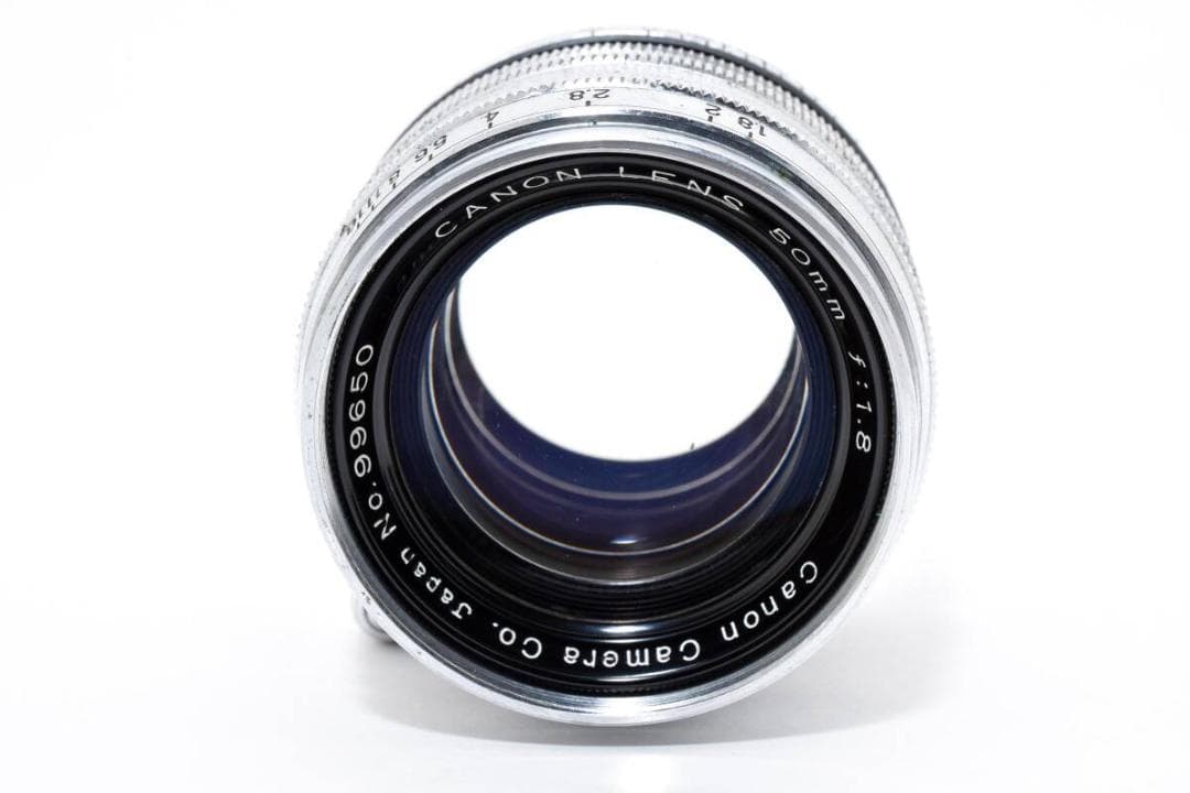 【良品】Canon 50mm F1.8 ライカL39マウント 初期