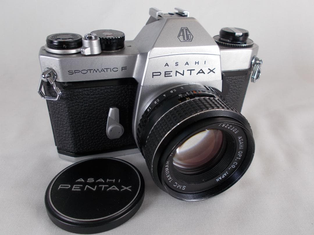 フィルムカメラ 整備済 完動品　Pentax SPF + f/1.8　L256