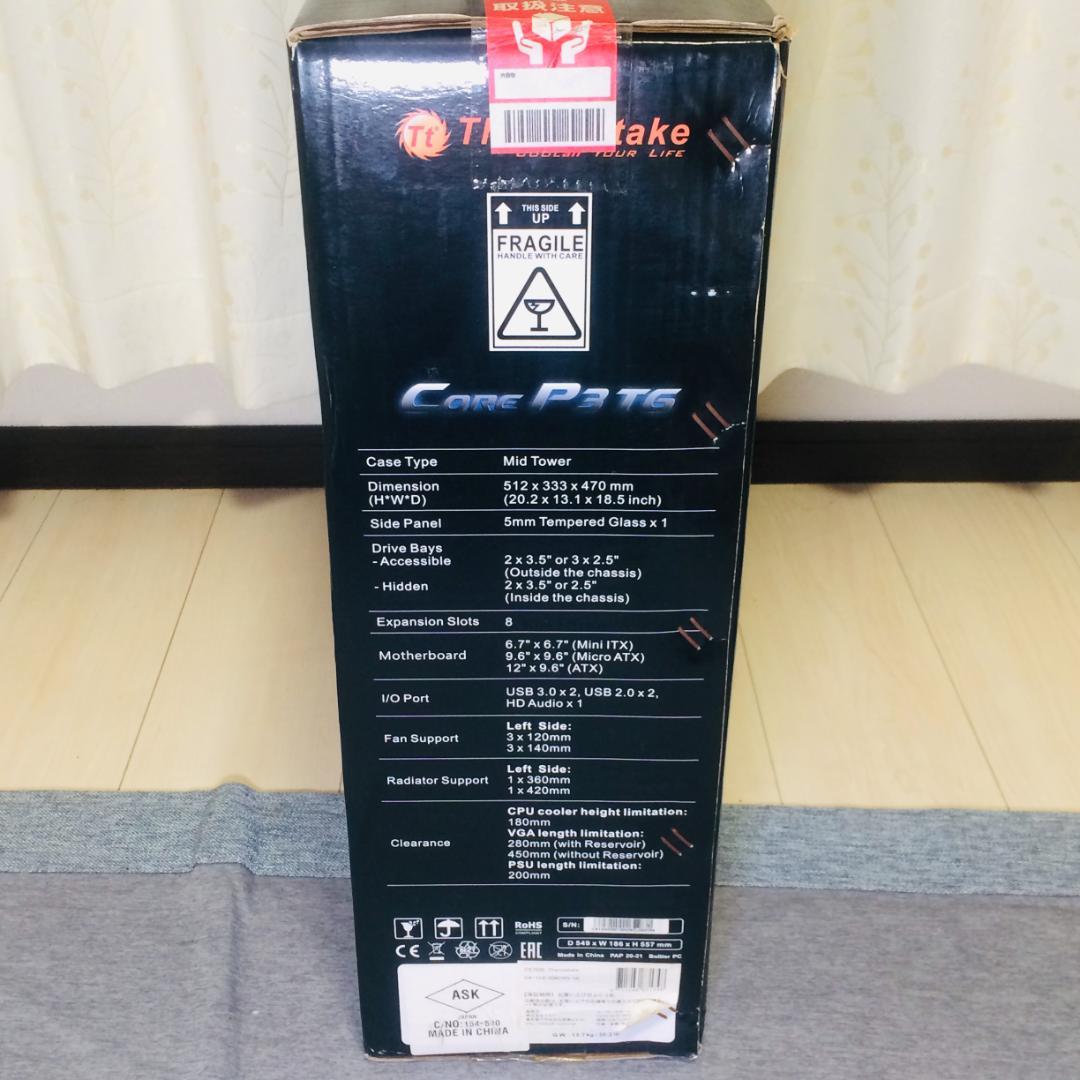 Thermaltake Core P3 TG PCケース サーマルテイク