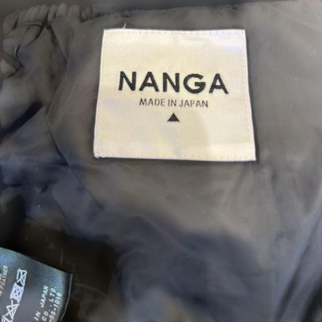 【美品】NANGA ナンガ／ダウンキルティングスカート 黒 ポケット付《防寒具》