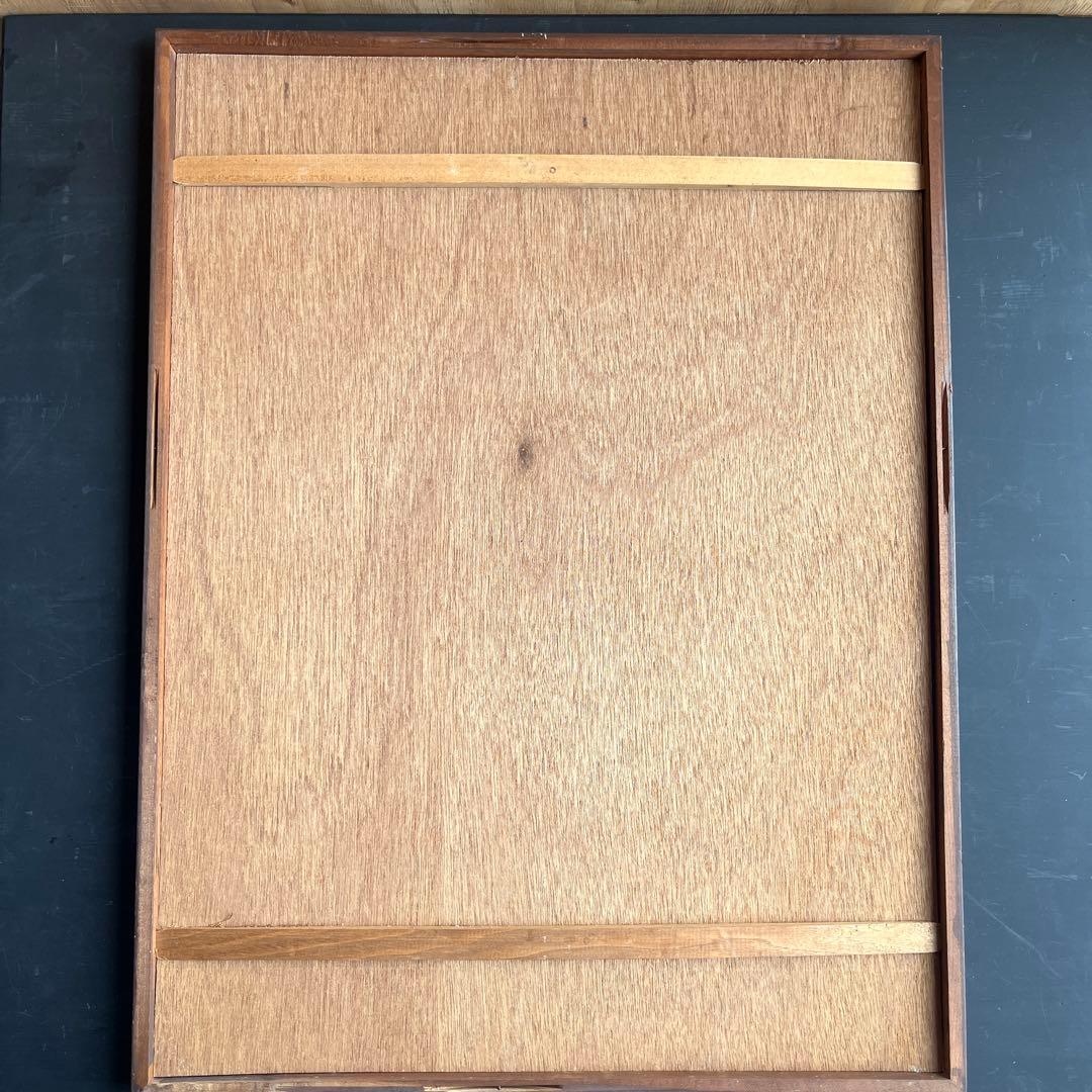 絵画 稲垣朱実 直筆サイン入 限定200木版画 額装 ビンテージ