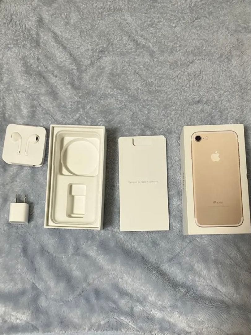iPhone 7 128GB ゴールド SIMフリー 美品 箱・付属品あり