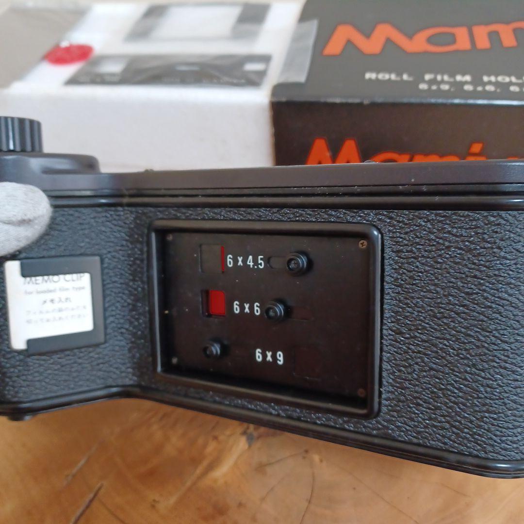 Mamiya ロールフィルム・ホルダー K 6x4.5 6x6 6x9 説明書付
