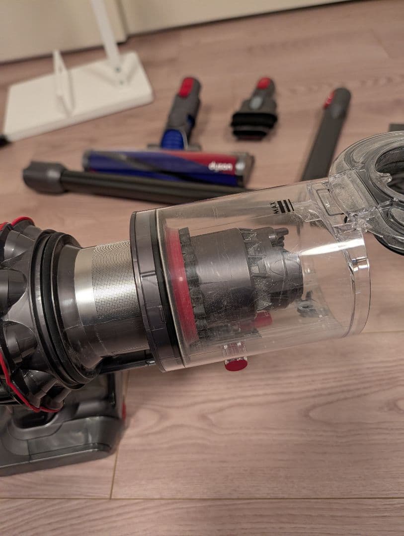 ダイソン掃除機(SV18 FF OR2)＋山崎実業スタンド