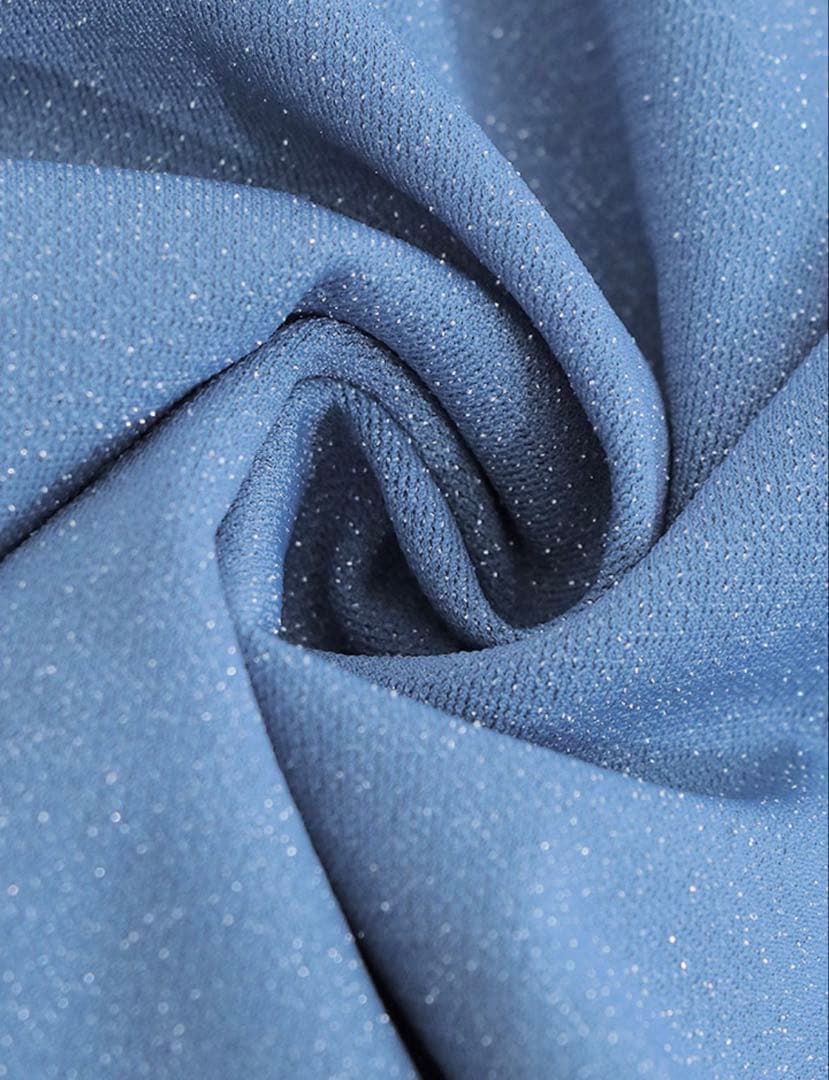 アメリカンスリーブラメセットアップロングドレス/キャバドレス