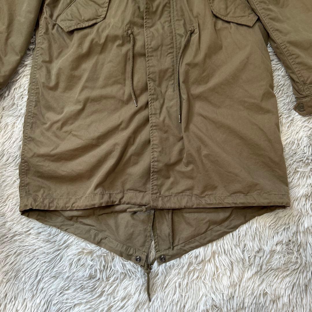 AVIREX M-65 PARKA ライナー ファー付きモッズコート カーキ＋