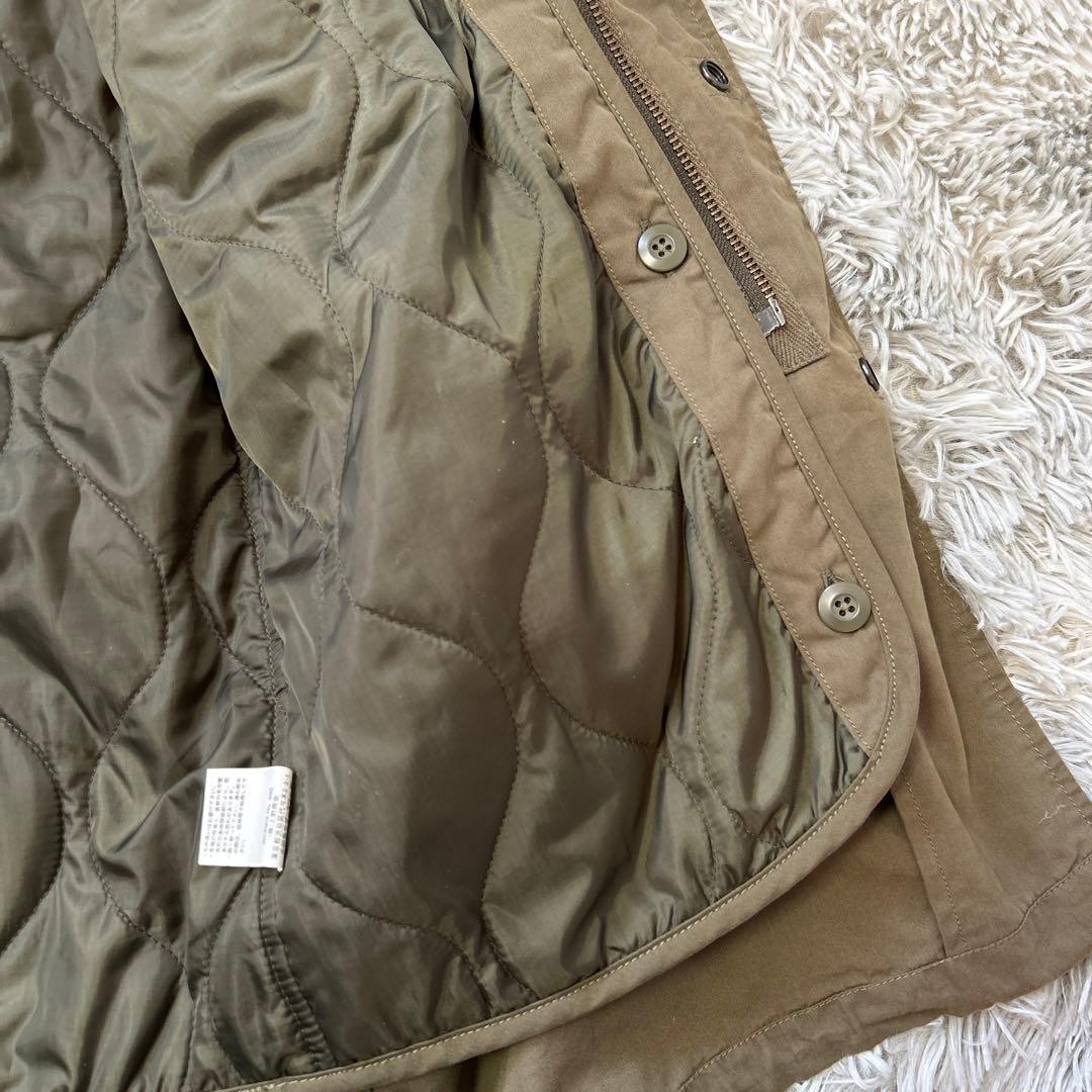AVIREX M-65 PARKA ライナー ファー付きモッズコート カーキ＋
