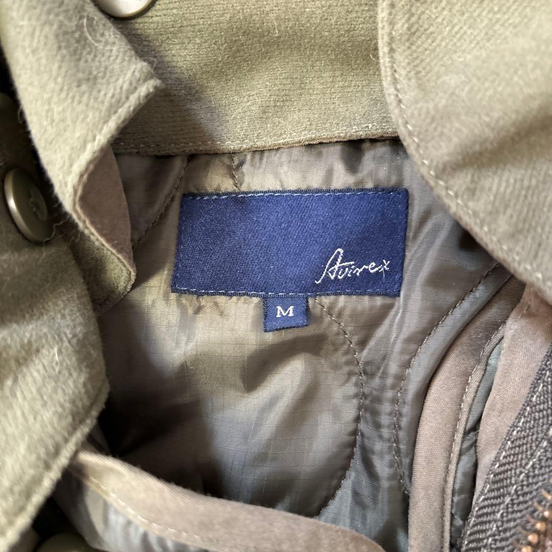 AVIREX M-65 PARKA ライナー ファー付きモッズコート カーキ＋