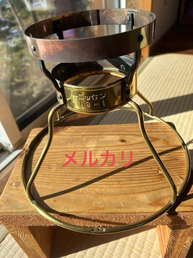 ニッセン　ストーブ　ゴールドフレーム　IS-1 パーツ　フリージア　上部わく金