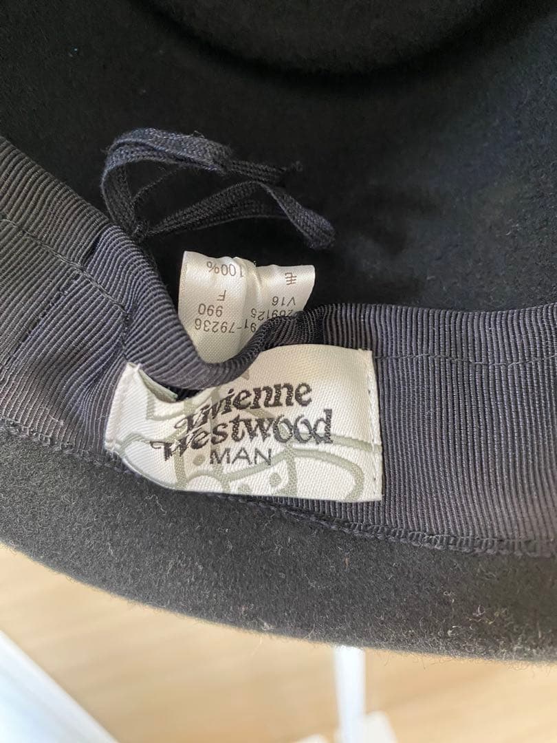 VivienneWestwood MAN ハット ブラック