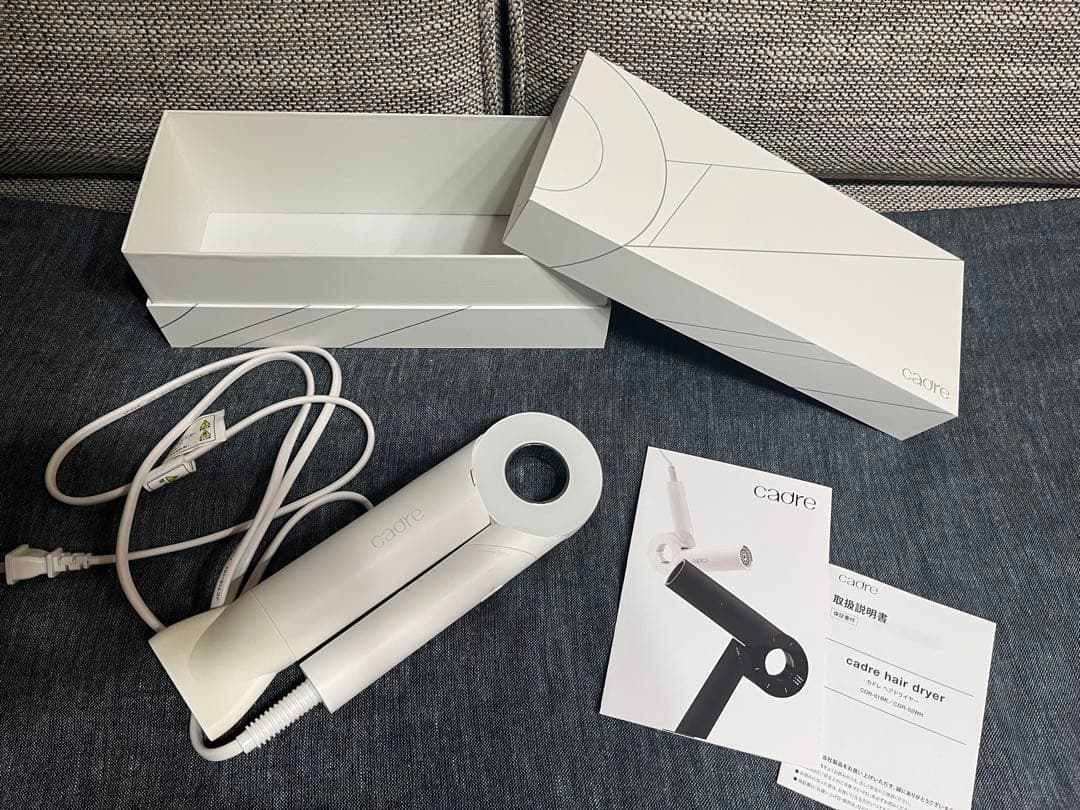 cadre ヘアドライヤー ホワイト