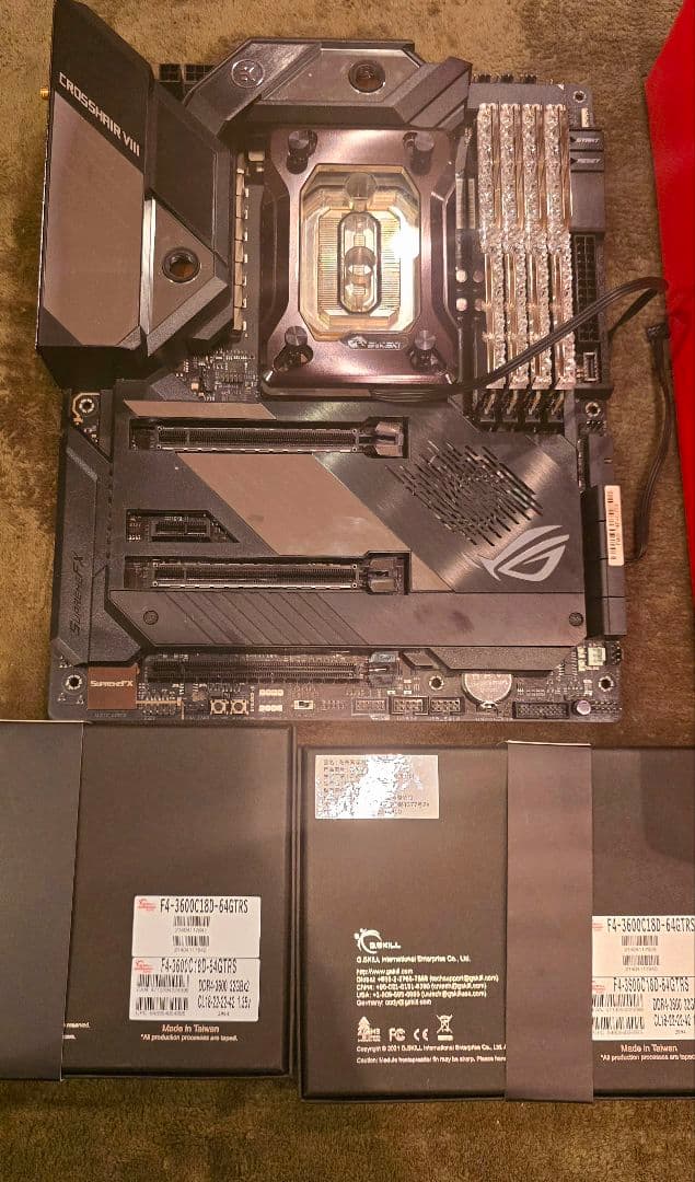 マザーボード 5900x ROG CROSSHAIR VIII FORMULA 128g