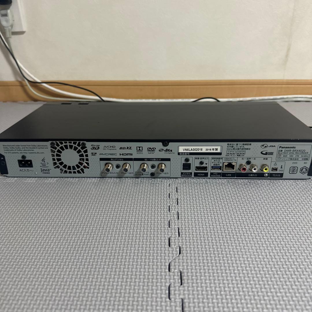 Panasonic ブルーレイ　通電確認済み　ジャンク