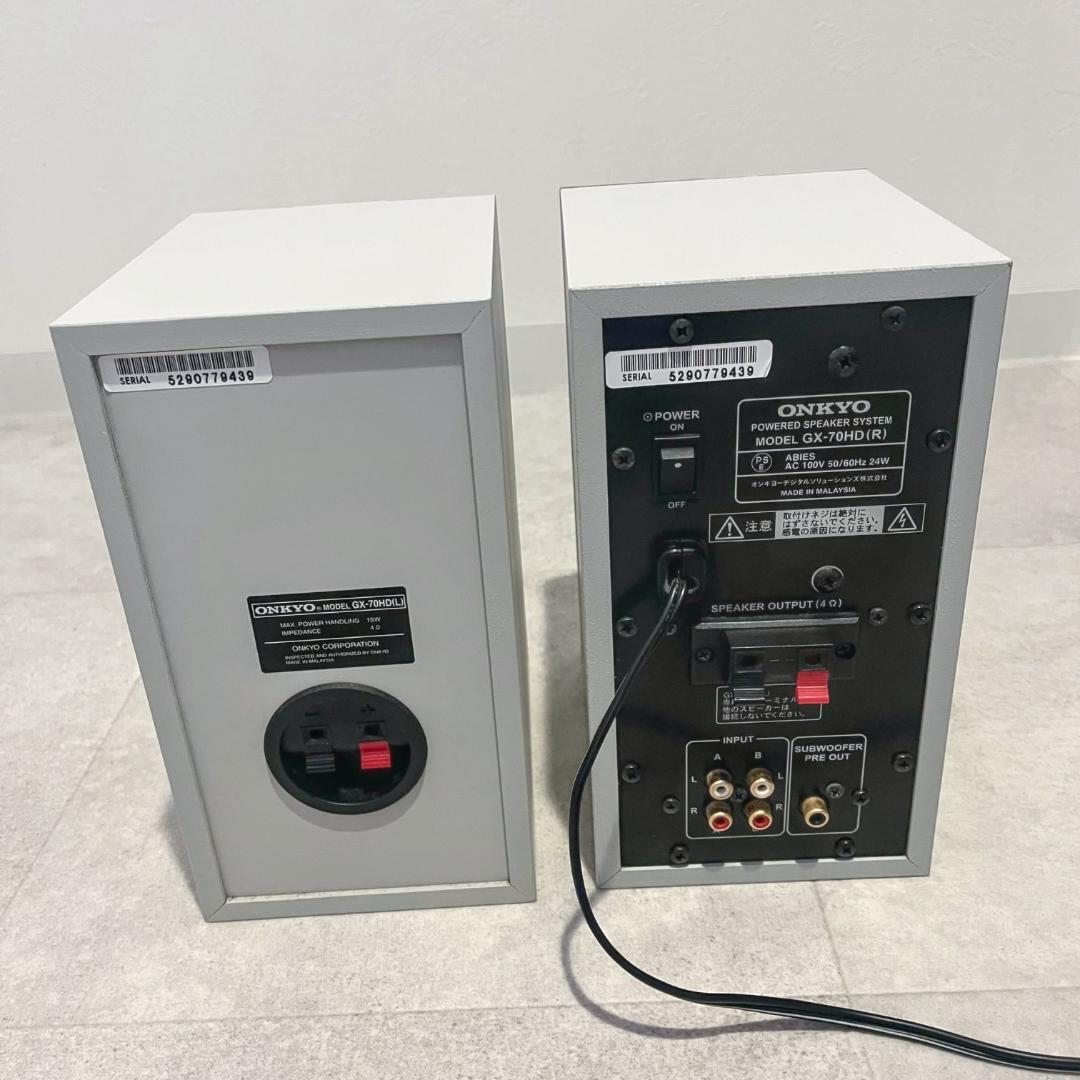 ONKYO GX-70HD スピーカー ＋ AirPlay2対応Belkin接続