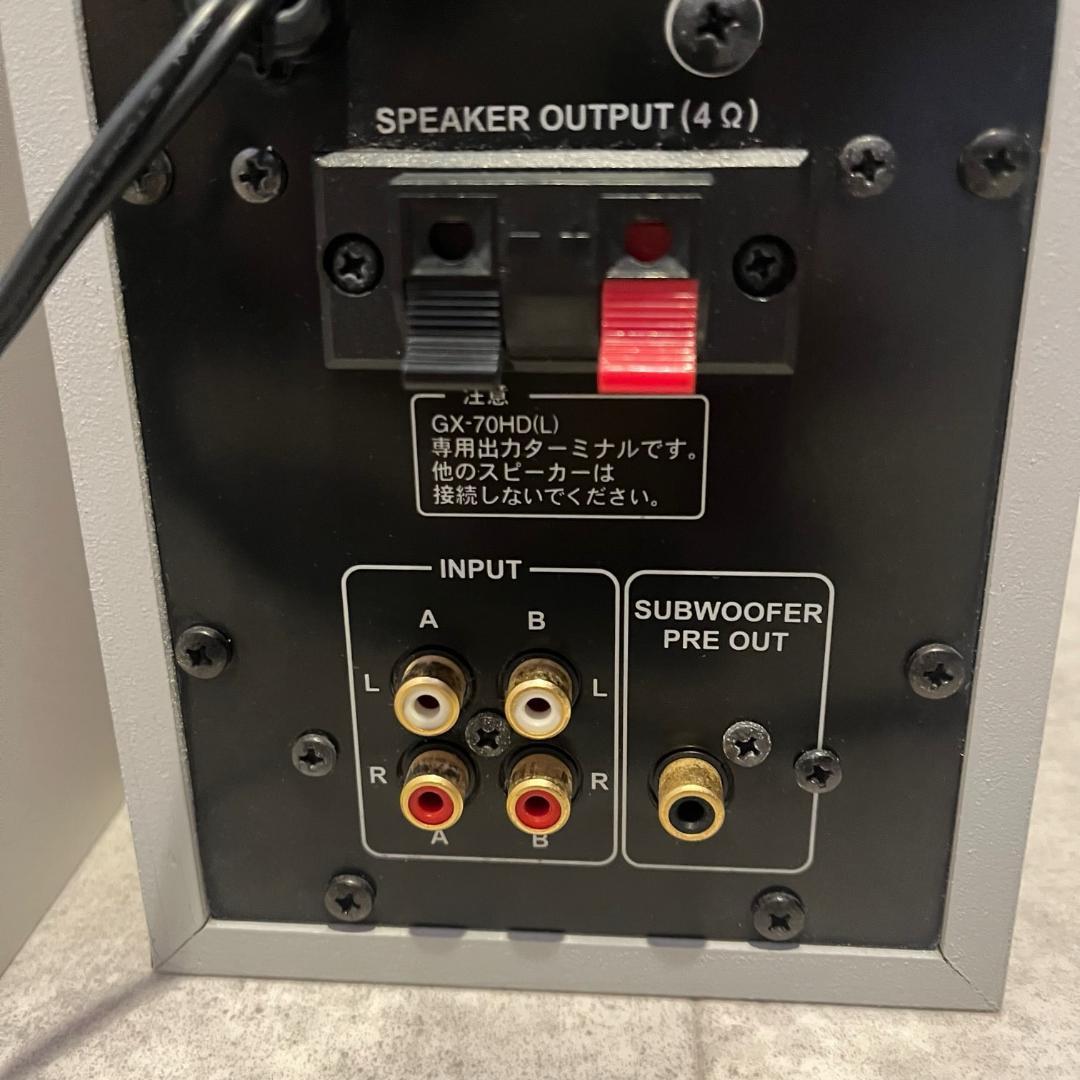 ONKYO GX-70HD スピーカー ＋ AirPlay2対応Belkin接続