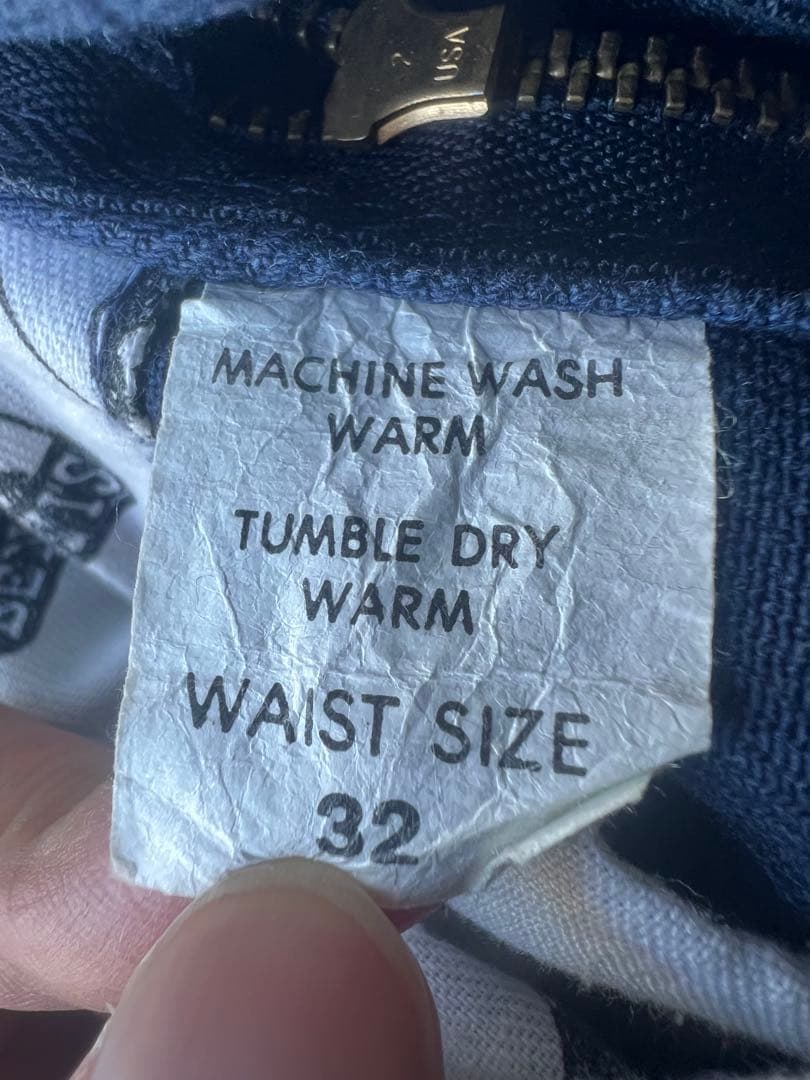 90s BEN DAVISフリスコパンツ　USA製　ネイビー　W32