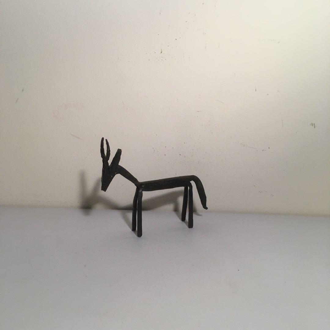 ロートアイアン アニマル 16頭セット ブラック アジアン雑貨