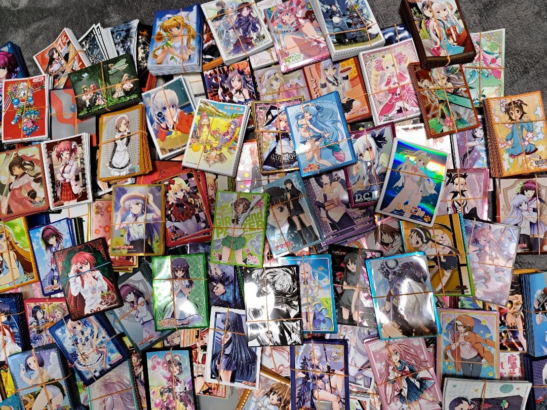 キャラスリーブ まとめ 大量 超大量 無地なし スリーブ カードプロテクター