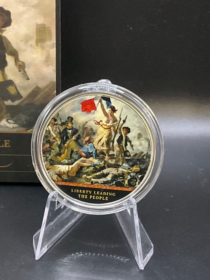 2022年カメルーン　民衆を導く自由の女神　純銀　プルーフ銀貨