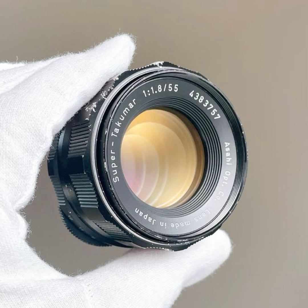 【虹色美フレア】スーパータクマー55mm f1.8 整備済 M42