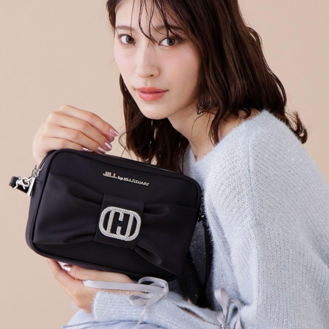 JILLSTUART リボンポシェット レディース ショルダーバッグ ブラック