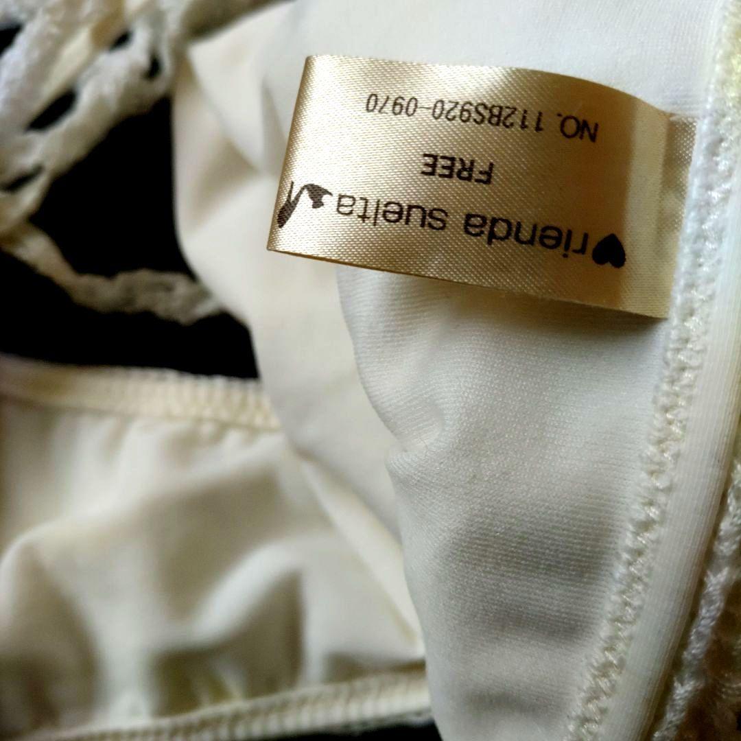 rendaホワイト オフショル クロシエ水着