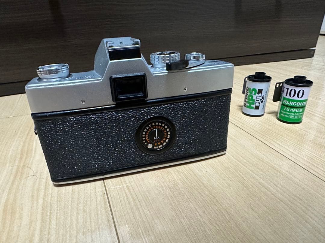 動作確認済み◎ミノルタSRT101 × 55mm f2 フィルム付きで