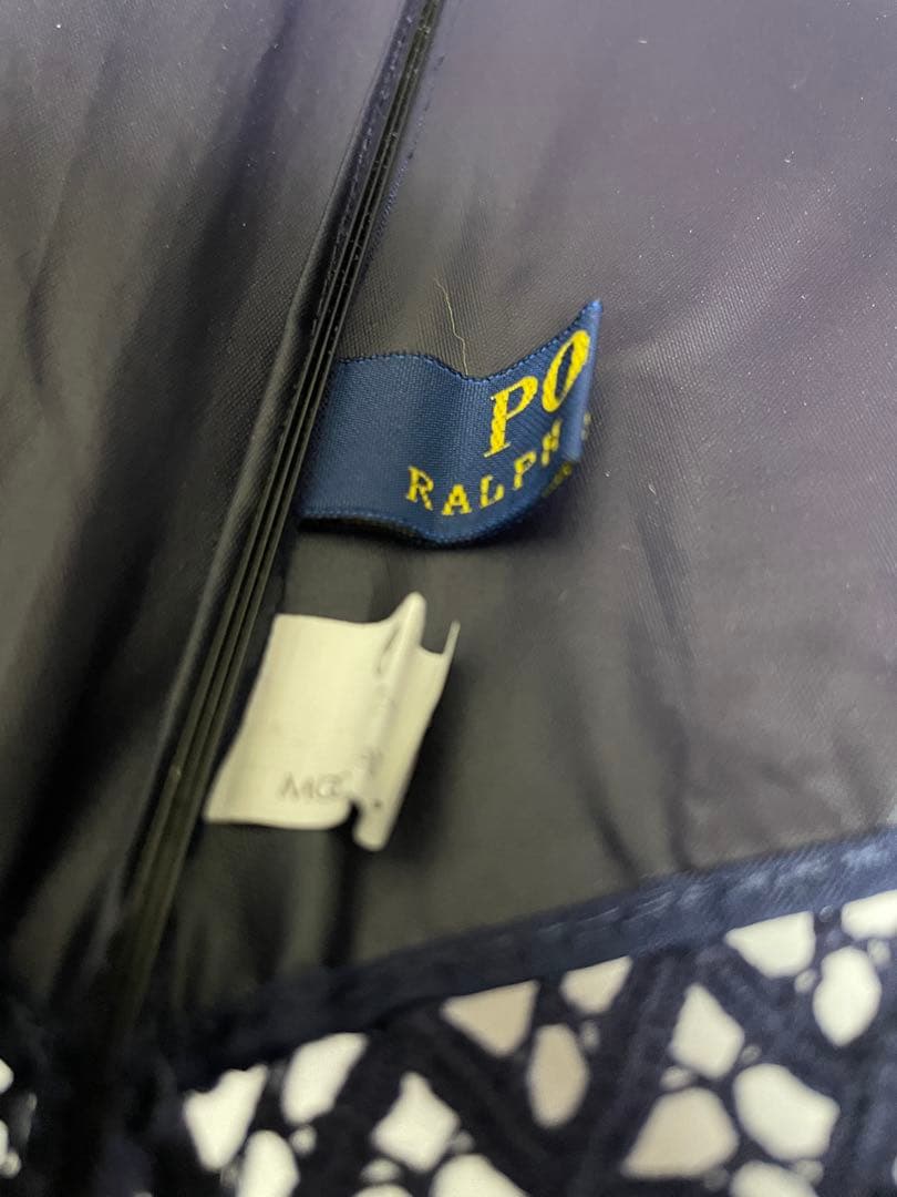 ポロラルフローレン エンブフリル ネイビー ムーンバッド 雨晴兼用
