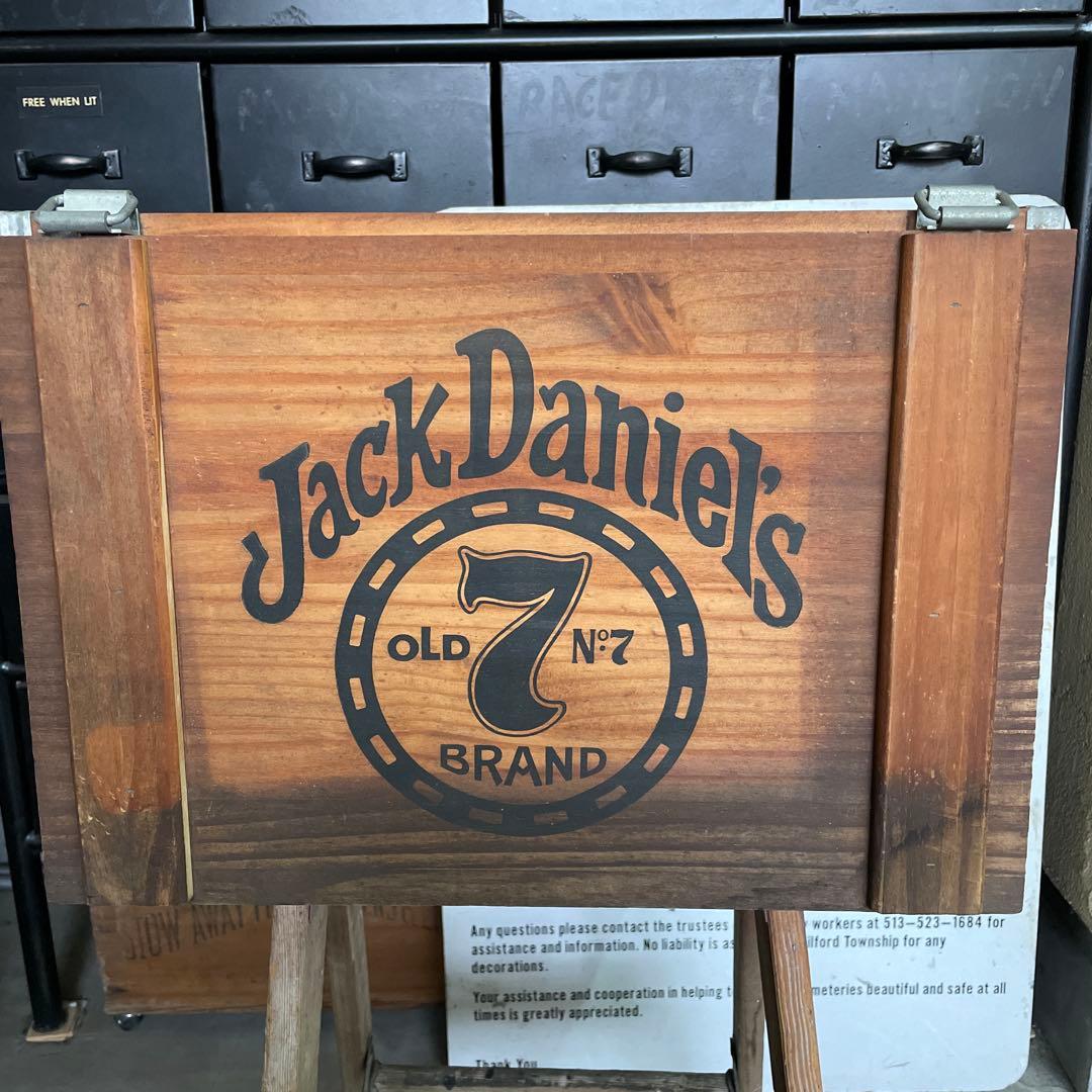 USA Jack Daniel's wooden box ジャックダニエル 木箱