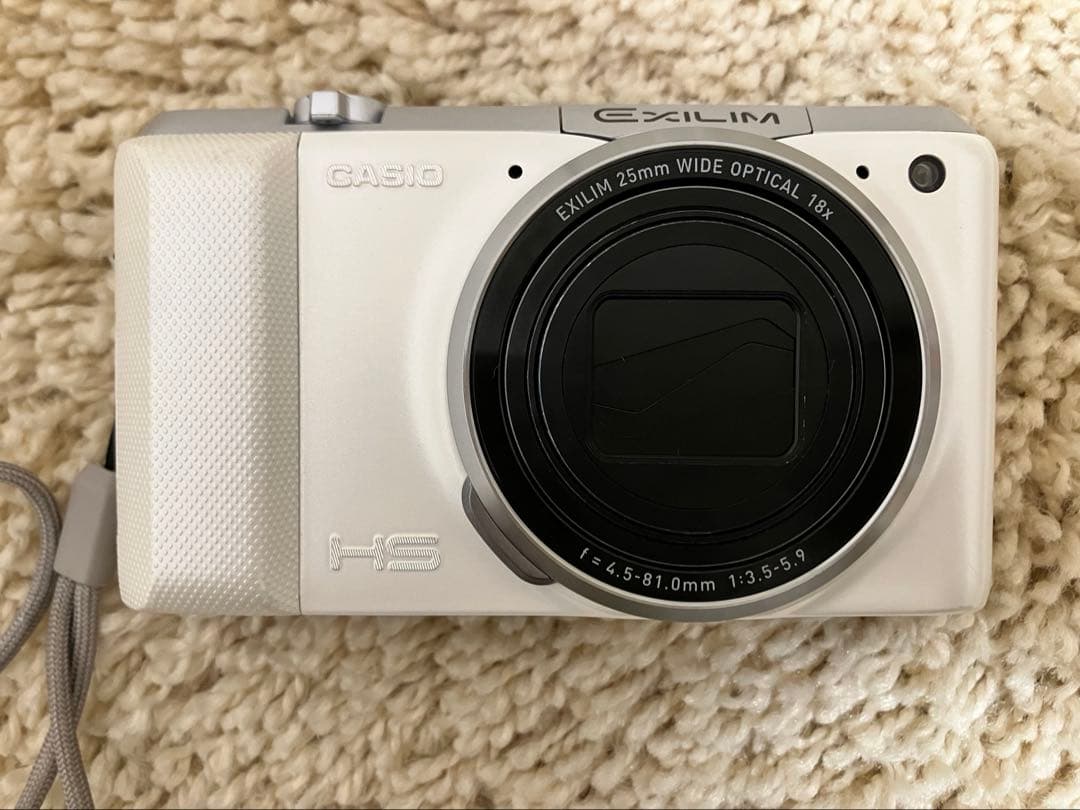 CASIO EXILIM HS ホワイト コンパクトデジタルカメラ