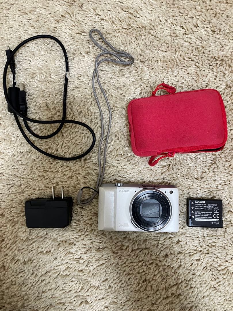 CASIO EXILIM HS ホワイト コンパクトデジタルカメラ