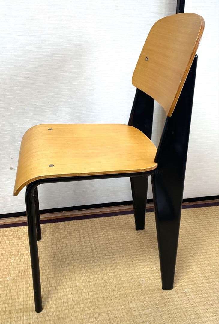 スタンダードチェア　ジャンプルーヴェ　リプロダクト 木目調